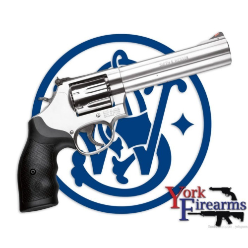Smith & Wesson 686 Plus 357MAG Stainless 6" 7RD Revolver NEW 164198